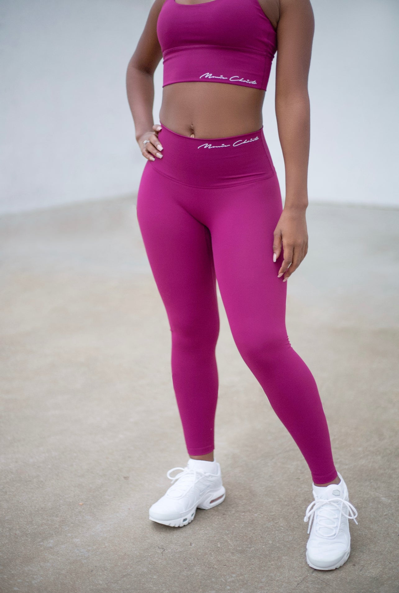 High waist dri-fit leggings – Monie Christo Collection
